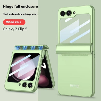 Magnetic Hard Shell Samsung Phone Case Matcha Green Samsung GalaxyZ Flip5 Mobile Phone Cover & Protectors Camera cover electronics flip mobile phone case mobile phone cover protection samsung