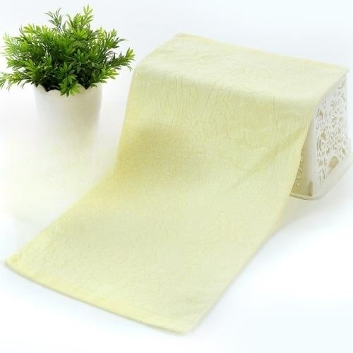 Cotton towel Yellow 50X25cm Towels bath towel Bedding and towels best drying bath towel cotton towels Home towels