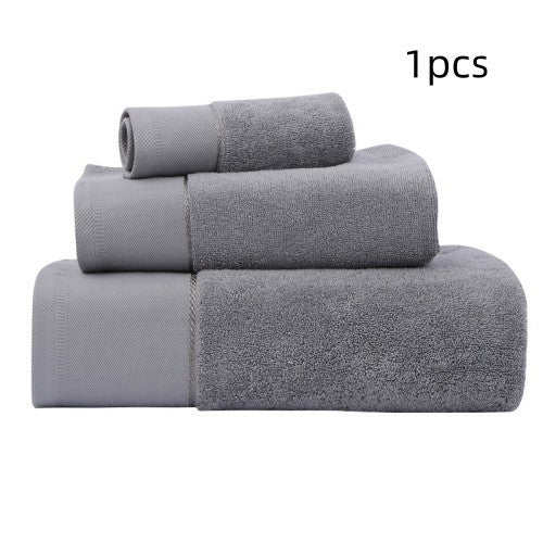 Cotton Towel, Absorbent Gift Towel, Bath Towel Grey 70x140cm 600g 1pcs Towels bath towel Bedding and towels best drying bath towel cotton towels Home towels