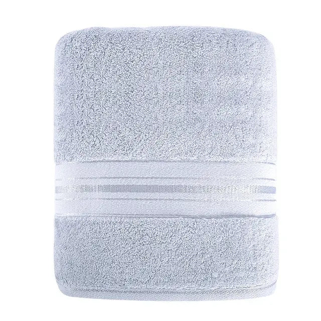 Absorbent Bath Towel Light Gray 34cmX75cm Towels bath towel Bedding and towels best drying bath towel cotton towels Home towels