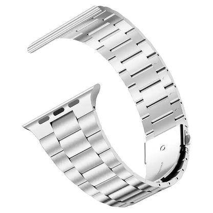 Elevate Your Apple Watch with Sleek Sophistication Silver 38 MM 40 MM 41 MM Apple Watch Bands apple watch apple watch band apple watch strap elegant metallic new arrival stainless steel stylish {{ product_collections }} {{ product_description }}