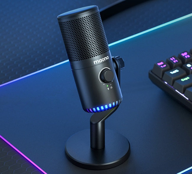 Computer Games Microphone Esports Anchor Live Voice Noise Cancelling Microphones audio audio devices blogging bluetooth cable micro phone computer accessories electronics gaming gaming microphone microphones online meeting