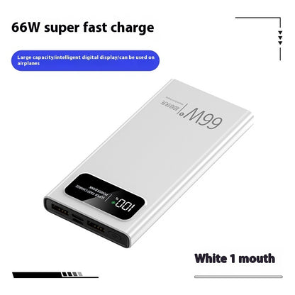 66 W Super Fast Charge Mobile Power Supply 20000 MA Large Capacity White 66w Super Fast Charge Power banks 10000 mAh 120W 20000 mAh 66W battery digital display fast charging high capacity power bank {{ product_collections }} {{ product_description }}