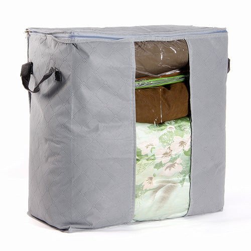 Quilt storage clothes finishing quilt storage bag Grey Storages & Racks bedding blanket home organizer quilt storage