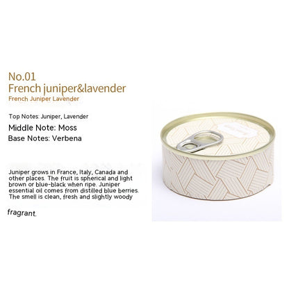 Decorative Ornaments Smokeless Handmade Fragrance Candle French Juniper Lavender 100ml Candles candles decor fragrance candle home scented candle