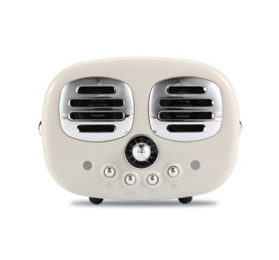 HM12 Retro Bluetooth Speaker White Speakers audio bluetooth speaker electronics matchless online retro