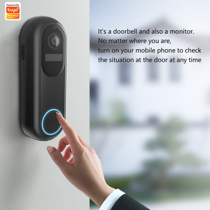 Smart Visual Doorbell Monitoring Intercom Low Power Camera Doorbells Doorbell doorbell with camera doorbell with mobile connected camera doorbell with wifi connected camera home home security Intercom security Security Camera