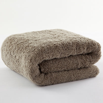 Pure cotton plus towel thickened bath towel S301 Chocolate Towels bath towel Bedding and towels best drying bath towel cotton towels Home towels