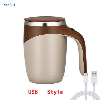 Magnetized Self Stirring Coffee Cup Mug USB Coffee 380ml Mugs & Cups coffee cup coffee cup with lid coffee mug coffee mug with lid Coffee Mugs home insulated coffee cup insulated coffee mug Mug portable rechargable Self Stirring self stirring coffee mug Stainless Steel tea and coffee cups Thermal Cup