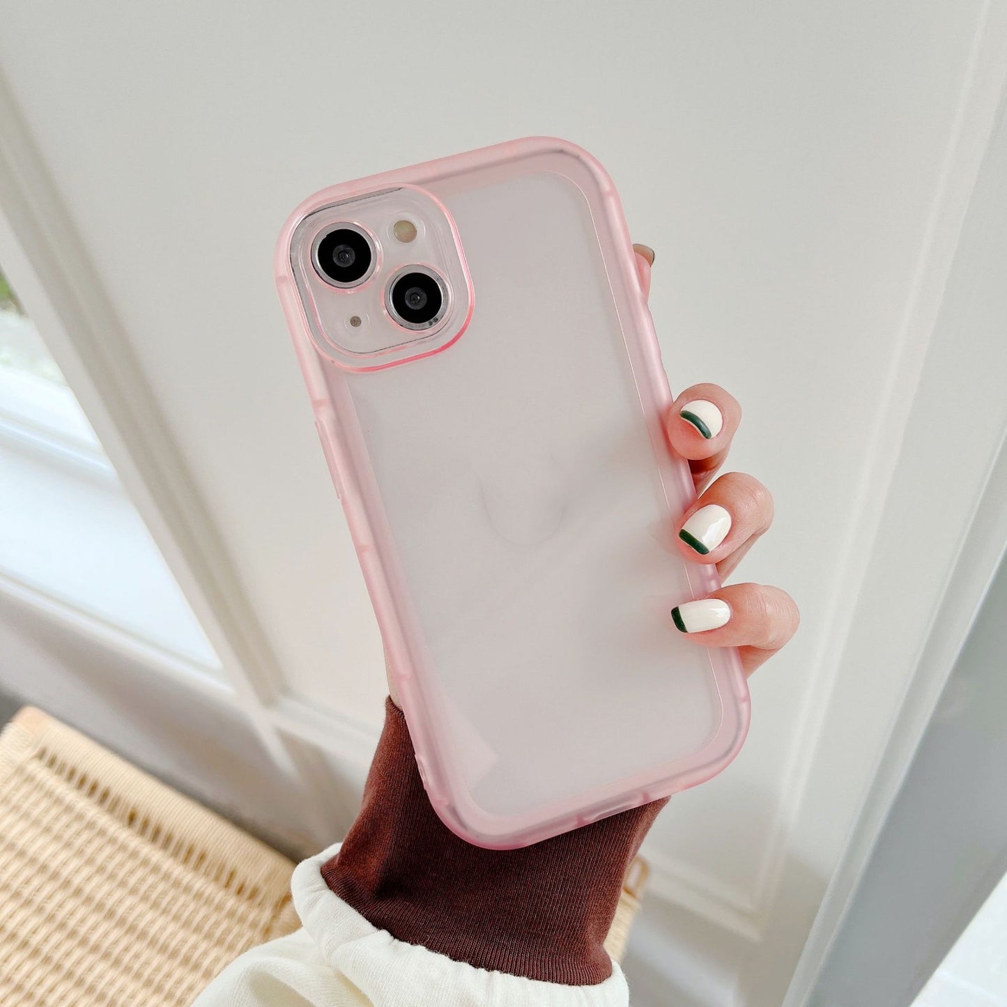 Transparent Candy Case Transparent pink iPhone cases fall protection iPhone iPhone case new protection stylish {{ product_collections }} {{ product_description }}