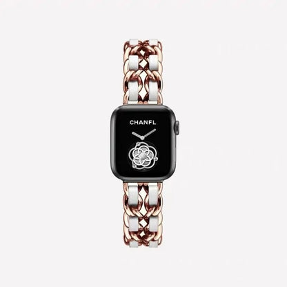 Upgrade Your Apple Watch with Our Stainless Steel Strap Bands Rose Gold White 42 MM or 44 MM Apple Watch Bands apple watch apple watch band apple watch strap new arrival stainless steel {{ product_collections }} {{ product_description }}