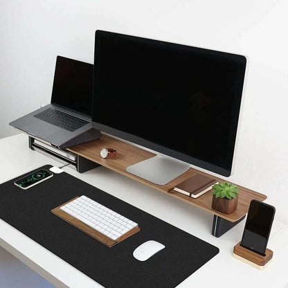 Wireless Charging Desk Mat Computer Table & Accessories computer table electronics electronics accessories wireless charging desk mat