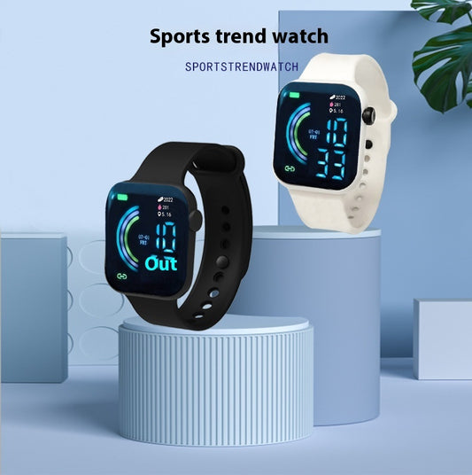 Square Large Screen Student Couple Sports Led Watch Smart Watches 443mm electronics smart watch sports watch