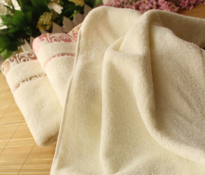 High quality pure cotton crepe-free jacquard Xiangyun thickening face towel Towels bath towel Bedding and towels best drying bath towel cotton towels Home towels