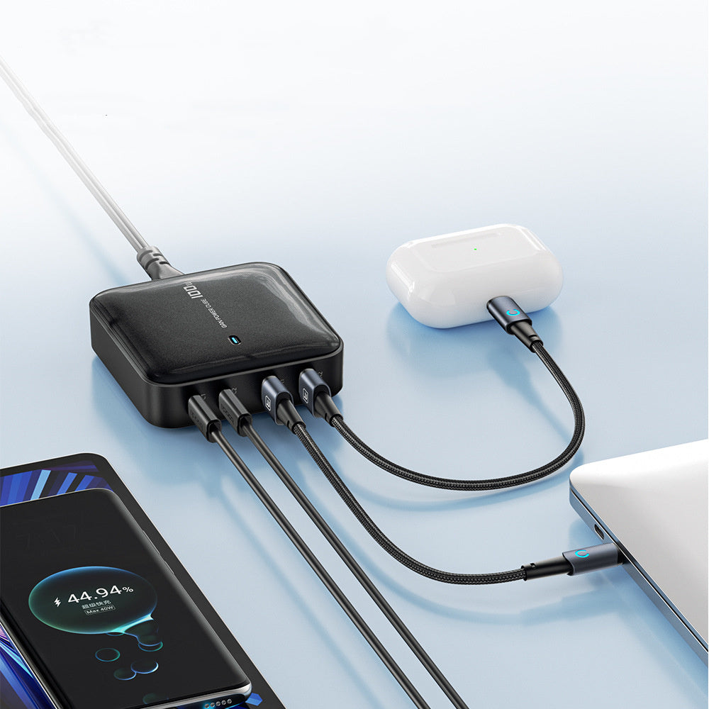 High-Power 67W GaN Pole Charger - Three-Port Fast Charging - USB & Type-C - Available in Black & White GaN Chargers 67W C type computer desk top Desktop fast charger fast charging GaN chargers laptop multiport new arriva pd fast charging USB {{ product_collections }} {{ product_description }}