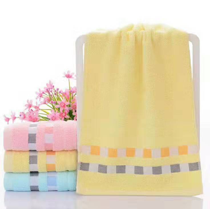 Cotton thickened towel Yellow Towels bath towel Bedding and towels best drying bath towel cotton towels Home towels