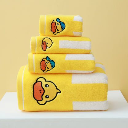 Little Yellow Duck Cotton Towel Towels bath towel Bedding and towels best drying bath towel cotton towels Home towels