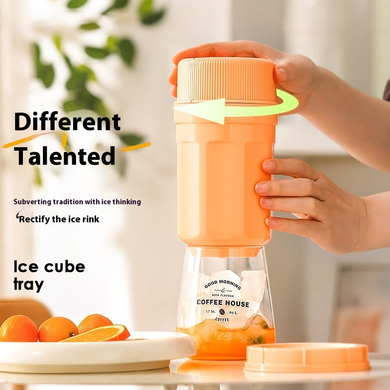 Plastic Rotating Ice Cube Mold Food Grade Household Ice-making Cup Ice Cube Trays beat the heat ice cube tray rotating ice cube tr