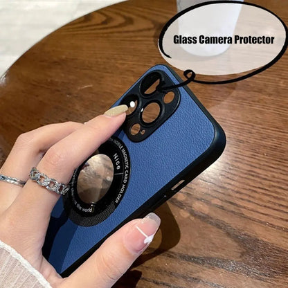 Leather Magsafe Case for iPhone Mobile Phone Cover & Protectors electronics iPhone Leather Magsafe Case for iPhone matchless matchless online matchlessonline mobile mobile accessories mobile case mobile cover mobile phone mobile phone accessories mobile phone cover mobile phone safety