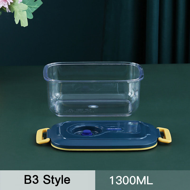 Electric, Transparent Vacuum Box B31300ml No power supply Storages & Racks electric food storage box food freshness food grade storage box home and kitchen Kitchen kitchen appliances Kitchen Food storage box Kitchen Gadgets kitchen items long shelf life food transparent food storage vacuum food storage box