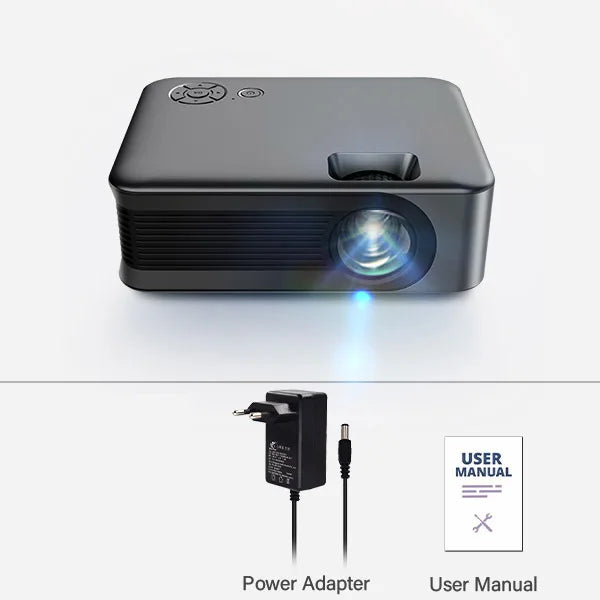 AUN A30 Upgraded Portable Projector A30-S Projection Screens AUN A30 Upgraded Portable Projector compatible projector with audio and mobile devices electronics HD projector Portable Projector Small projector smart projector video