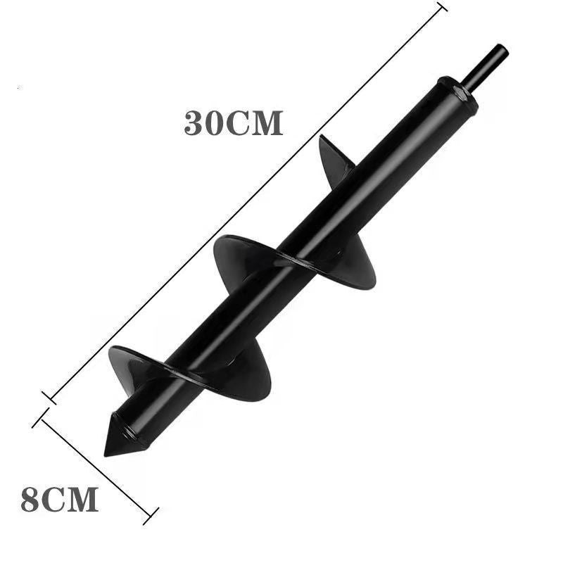 Ground Drilling Machine Drill Bit Spiral Tree Planting Earth Boring Machine Screw Rod Garden Vegetable Planting Pine Soil Drill Bit Flower Planting Drill Drill Head Hexagonal Diameter 8cm X30cm Garden Tools garden garden tools home plantation machine portable drill machi soil drill machine