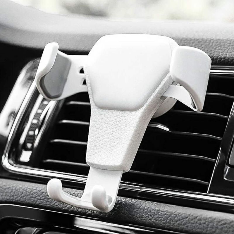 360° Rotation Car Phone Holder – Stylish Leather Gravity Bracket White Mobile phone holders Car Phone Holder Hands-Free Car Mount Leather Gravity Bracket Mobile Phone Holder for Car New arrival Universal Car Bracket {{ product_collections }} {{ product_description }}