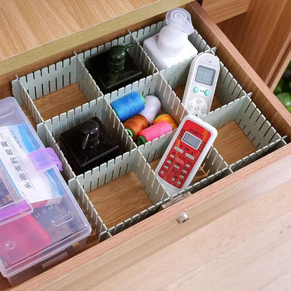 Adjustable Plastic Drawer Divider Storages & Racks Adjustable Plastic Drawer Divider drawer flexible drawer divider home storage Storage Box storage rack