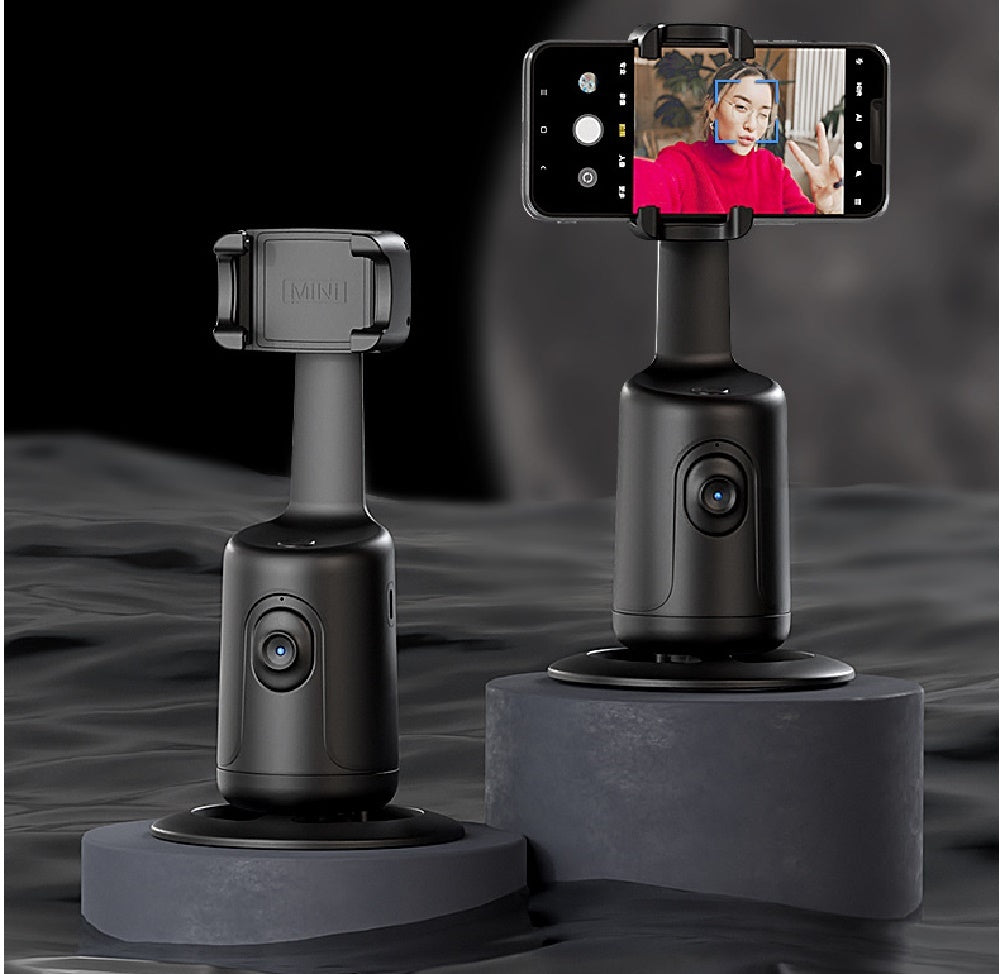 360 Auto Face Tracking Gimbal AI Smart Gimbal Face Tracking Auto Phone Holder For Smartphone Video Vlog Live Stabilizer Tripod Mobile Phone Holder electronics face tracking influencers mobile phone holder video video accessories video device video making