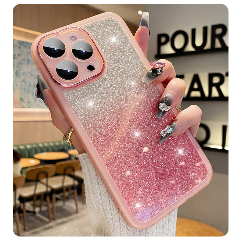 Gradient Glitter Silicone Soft Case | Fashion & Luxury iPhone Protection iPhone cases anti fall protection best quality electroplated glitter iPhone iPhone case new arrival premium premium design premium quality shock proof {{ product_collections }} {{ product_description }}