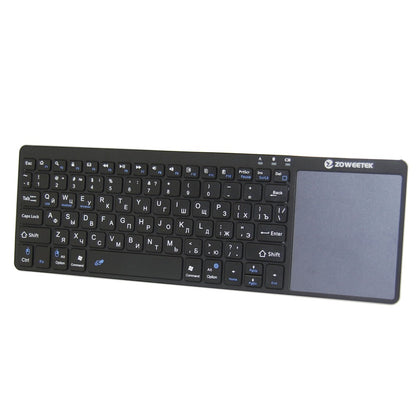 Zoweetek k12bt-1 Mini Wireless Bluetooth Keyboard Russian English Spanish Touchpad For Smart Tv Box Pc Android Phone Pad Photo Printers & Scanners