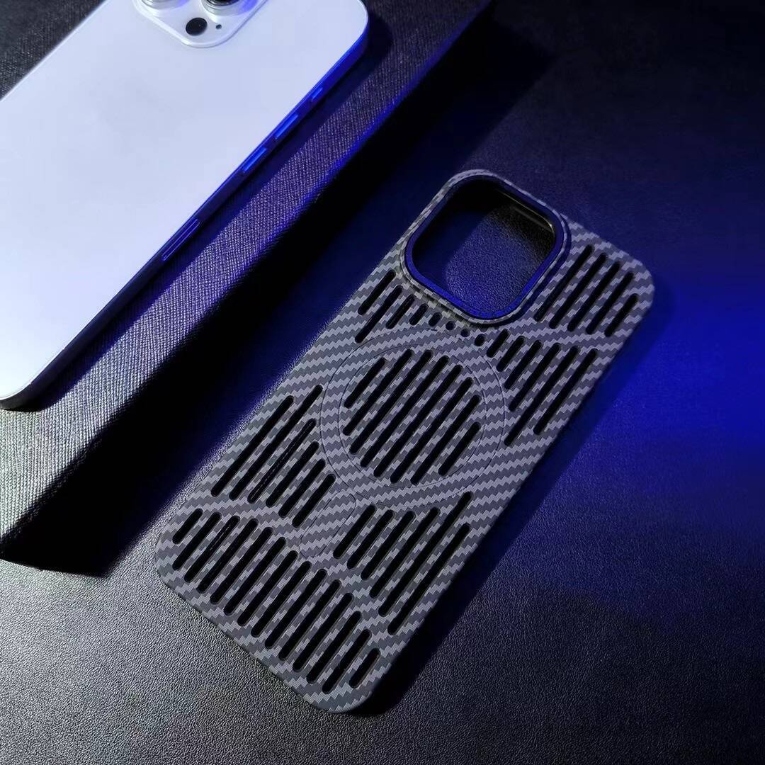 Ultra-thin Hollow Heat Dissipation Phone Case for iPhone | Shockproof & Anti-Wear iPhone cases best breathable heat dissipation iPhone iPhone case magsafe New arrival {{ product_collections }} {{ product_description }}