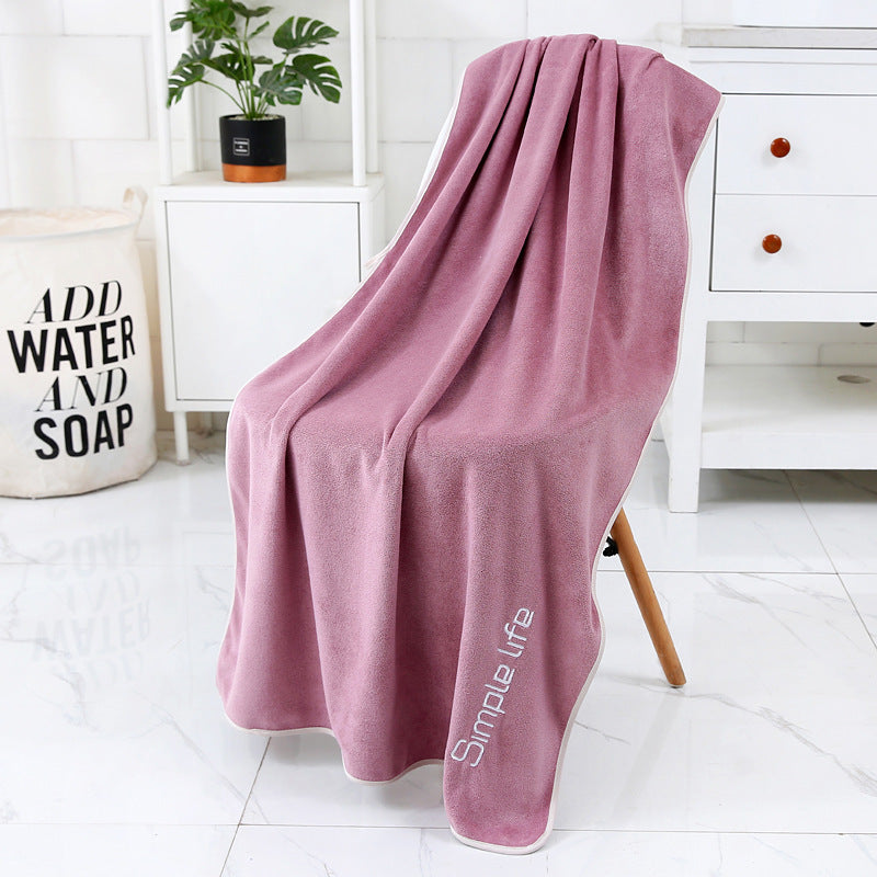 Microfiber bath towel Purple Towels bath towel beach towel home microfiber towel