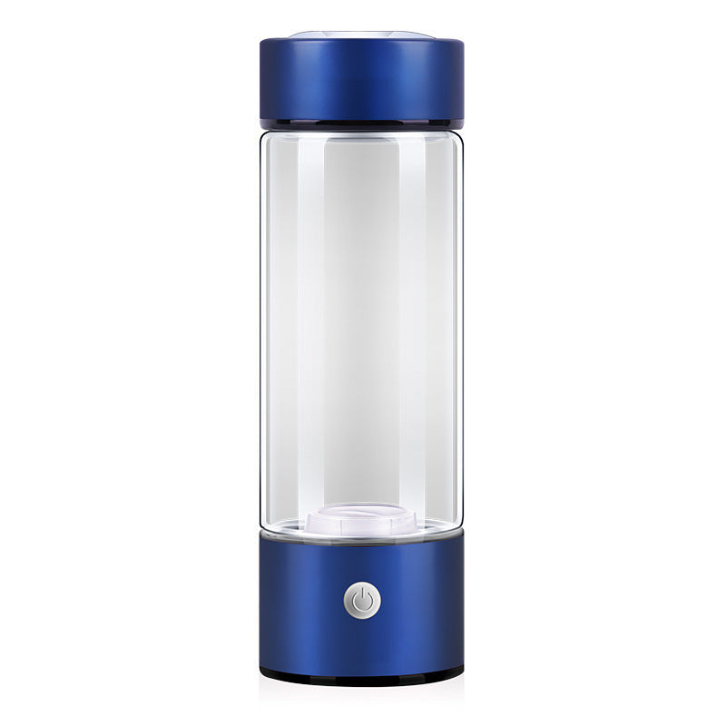 Hydrogen Water Bottles Electric Hydrogen Rich Water Generator Bottle New Technology Rechargeable Portable Antioxidant Blue 401 500ml Water Bottles bottles hydrogen water kitchen matchlessonline tumblr water bottle