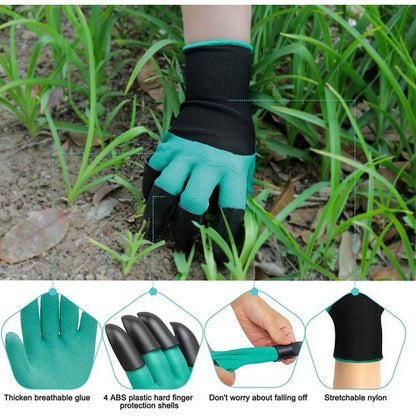 Garden Gloves With Claws Waterproof Garden Gloves For Digging Planting Breathable Gardening Gloves For Yard Work Garden Tools garden garden tools gloves for garden home