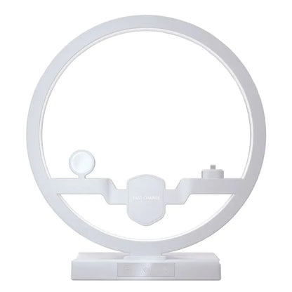 Fast Wireless Charger Dock for iPhone | Qi-Certified | Sleek & Stylish Design White US Plug Wireless Chargers 2025 3 in 1 apple fast charger iphone magsafe New arrival new design unique wireless charger {{ product_collections }} {{ product_description }}