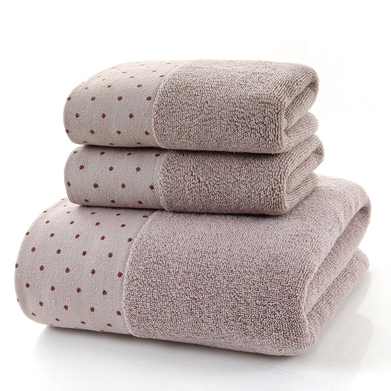 Long Staple Combed Cotton Towel Face Washing Face Towel Thick Cotton Light Khaki Towels bath towel Bedding and towels best drying bath towel cotton towels Home towels