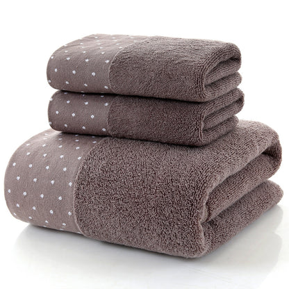 Long Staple Combed Cotton Towel Face Washing Face Towel Thick Cotton Little Bit Deep Khaki Towels bath towel Bedding and towels best drying bath towel cotton towels Home towels