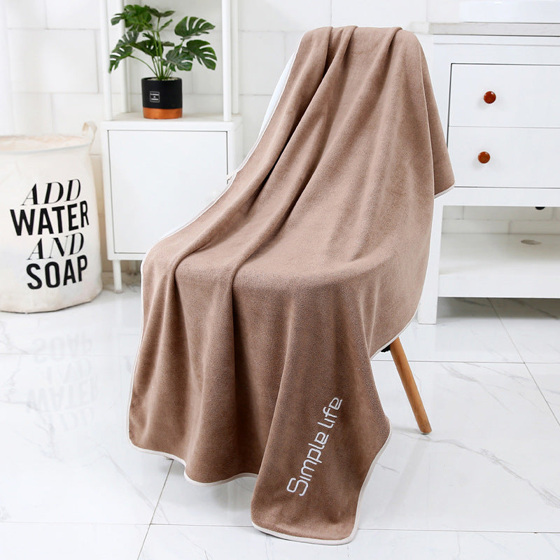 Microfiber bath towel Brown Towels bath towel beach towel home microfiber towel