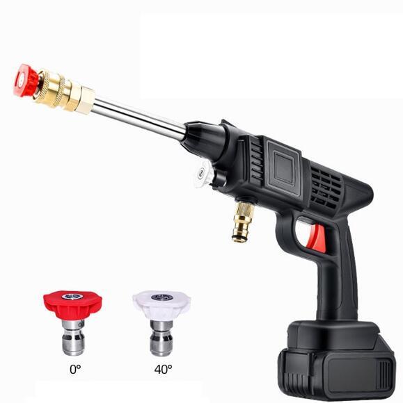 Wireless Lithium Electric Car Wash Machine Auto Water Gun Fully Automatic High Pressure Tool Car Wash Pumps & Nozzles car wash nozzle car wash pump home home tools rechargable tools