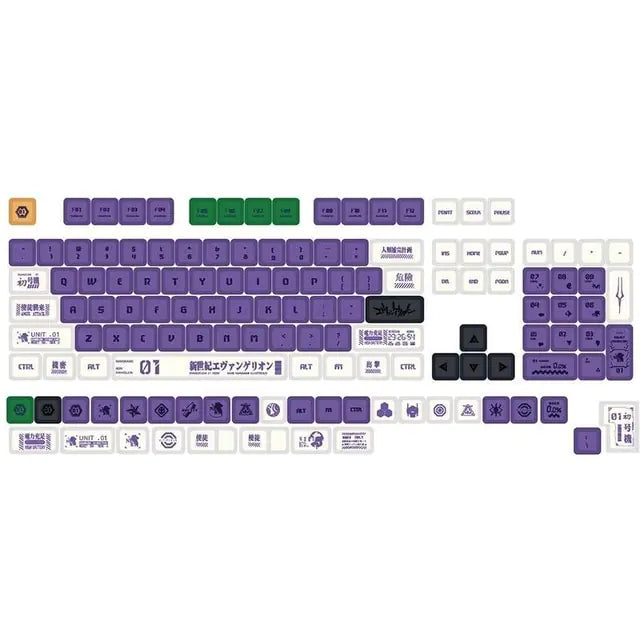 Cartoon Little Otter Keycaps for Mechanical Keyboard Full Set Bagged 134 Keycaps Keyboards & Mouse computer electronics keyboard