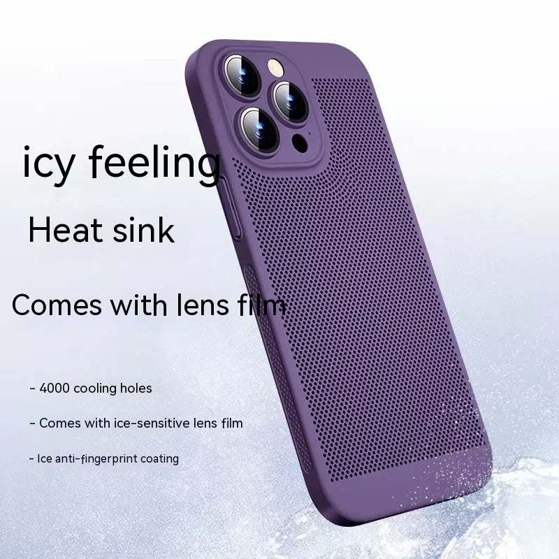 Breathable Heat Dissipation Phone Case | Drop-Resistant | Heat Dissipation Dark Purple iPhone cases breathable heat dissipation iPhone iPhone case plastic TPU {{ product_collections }} {{ product_description }}