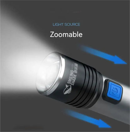 Smiling Shark 615 Mini Flashlight Portable Flash Light Flashlights flashlight home home accessories Home Appliances home security Smiling Shark 615 Mini Flashlight Portable Flash Light