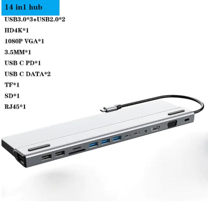 USB C Laptop Docking Station HUB Docking Station docking station docking station for laptop electroniccs electroniccs accessories laptop laptop accessories