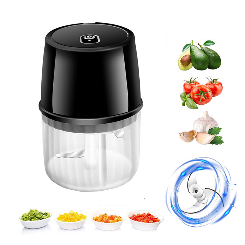 USB Rechargeable Electric Garlic Press Portable Wireless Food Chopper Mini Complementary Food Mixer Kitchen Gadgets Choppers & Slicers chopper electric garlic mincer ginger chopper kitchen vegetable chopper