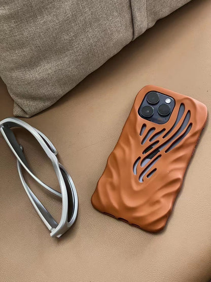 Silicone Heat Dissipation Phone Case for iPhone | Anti-Drop Protection | All-Inclusive Khaki Brown iPhone cases iPhone iPhone case neew arrival plastic raw silicon soft {{ product_collections }} {{ product_description }}