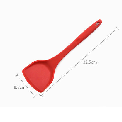 Non Stick Cookware 4piece Cooking Spoon And Shovel Tool Red Zhonghua Shovel Cookware & Bakeware cookware cookware for kitchen cookware set kitchen kitchen items kitchen utensils matchless matchless online matchlessonline silicone cookware soup ladle