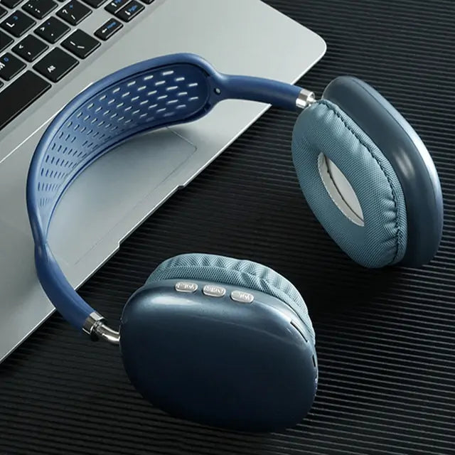 TWS Wireless Bluetooth Headphones Blue Headphones & Earbuds Bluetooth Headphones