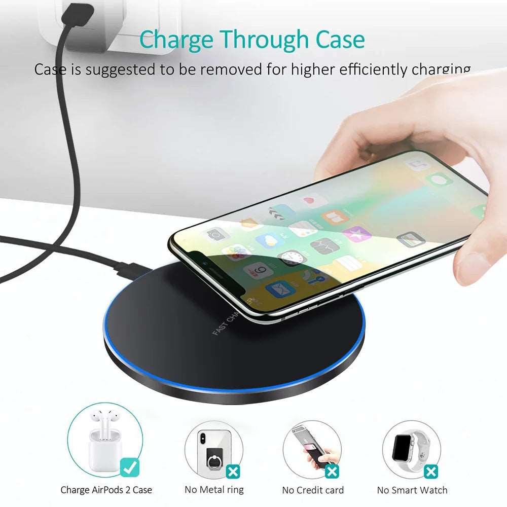 100W Wireless Charger For iPhone Wireless Charger and Time Clock 100w fast wireless charger electronics electronics accessories intelligent wireless charger iphone wireless charger matchless matchless online matchlessonline wireless charger