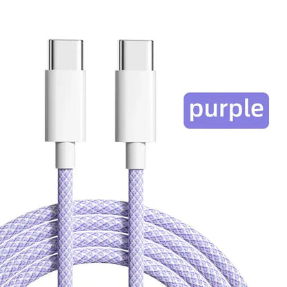 USB Type-C to Type-C Cable Lavanda 1 m Charging Cables apple products c type charging cable devices durable charging cable electronics fast charging cable iphone mobile charging cable tablet charging cable {{ product_collections }} {{ product_description }}